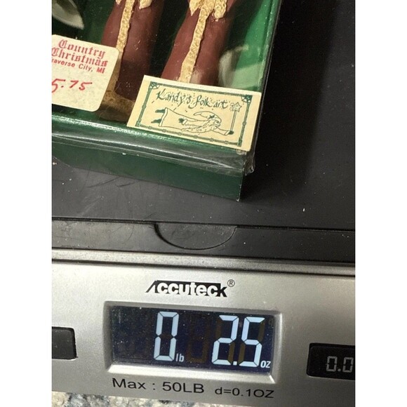 Vtg Kurt S Adler Santa Taper Candle Rings Old World Christmas Rare Set Unique 4" - Picture 11 of 12